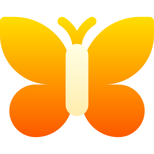 farfalla Basic Gradient Gradient icona