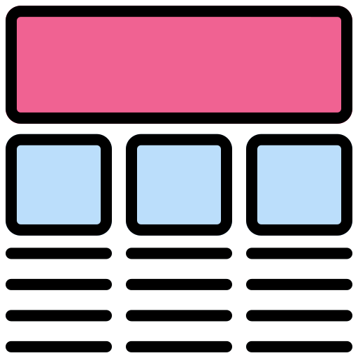 Wireframe Generic Outline Color icon