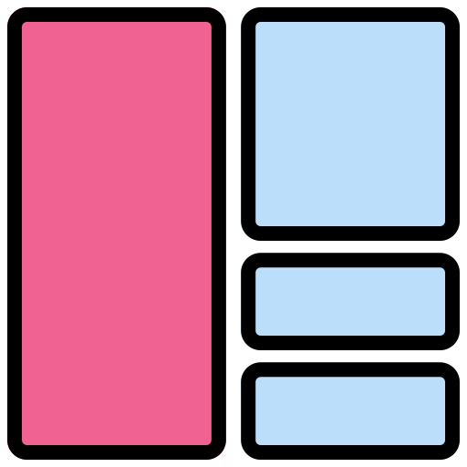 와이어프레임 Generic Outline Color icon