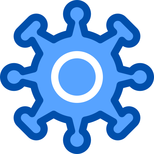 Coronavirus Generic Blue icon