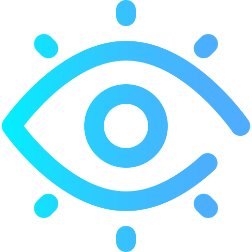 oog Super Basic Omission Gradient icoon