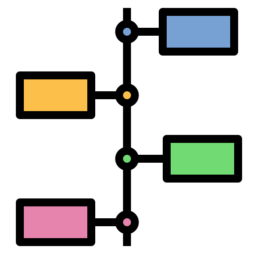 cronología Generic Outline Color icono