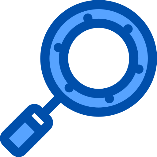 onderzoek Generic Blue icoon