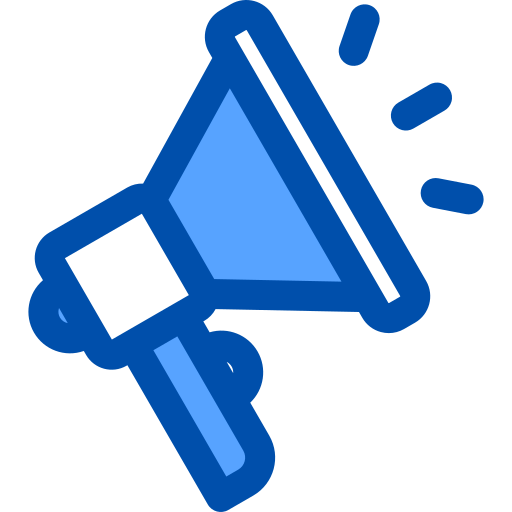 マーケティング Generic Blue icon