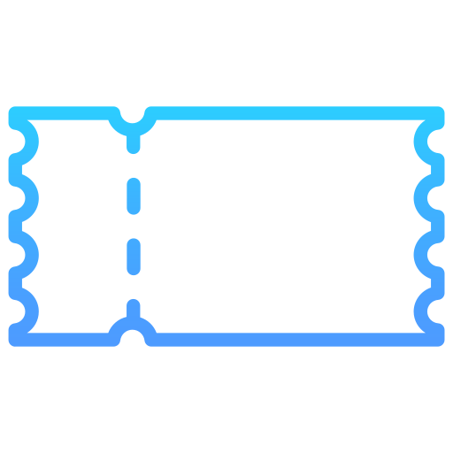 bilet Generic Gradient ikona