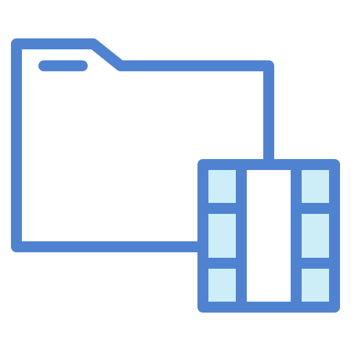 Folder Generic Blue icon