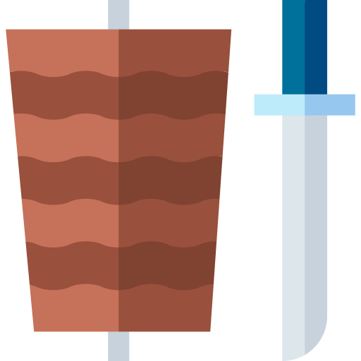 doner Basic Straight Flat Ícone