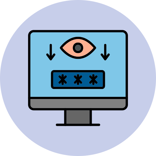 spyware Generic Outline Color icon