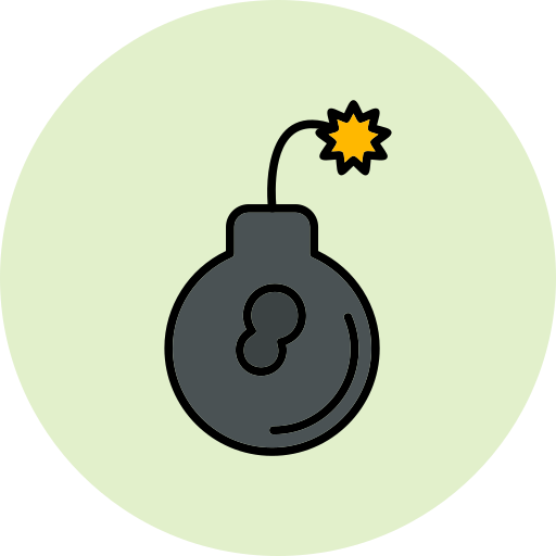 bombe Generic Outline Color icon