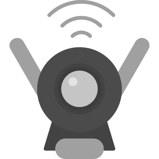 web camera Generic Grey icoon
