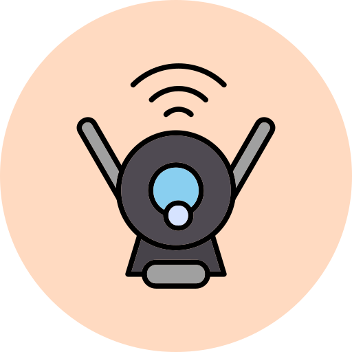 web-kamera Generic Outline Color icon