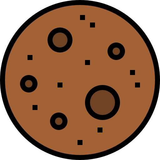 Biscuit kank Lineal Color icon