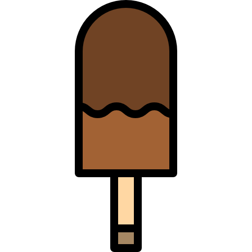 Popsicle kank Lineal Color icon