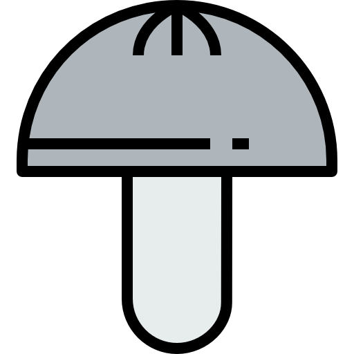 버섯 kank Lineal Color icon