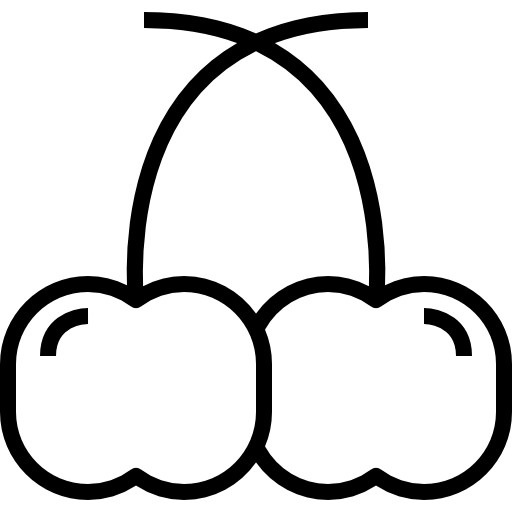 ciliegia kank Lineal icona