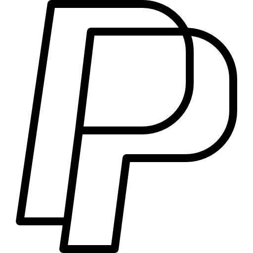 paypal kank Lineal ikona