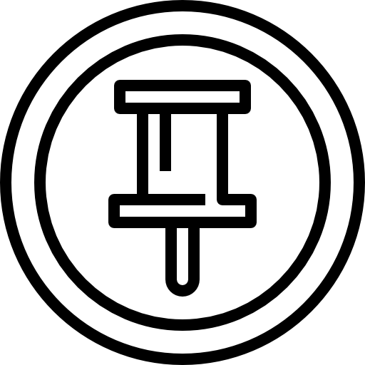 pinterest kank Lineal icono