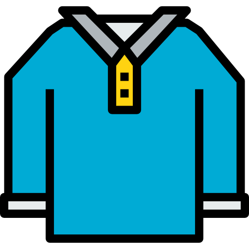 koszulka polo kank Lineal Color ikona