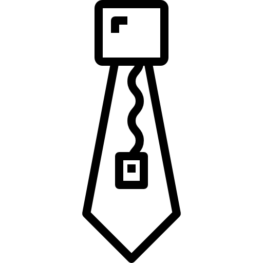 넥타이 kank Lineal icon