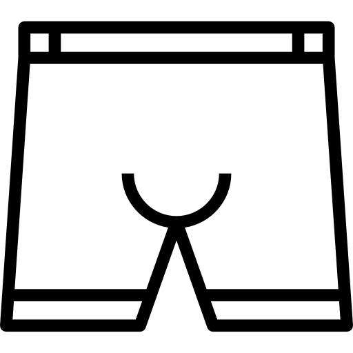 bokserki kank Lineal ikona