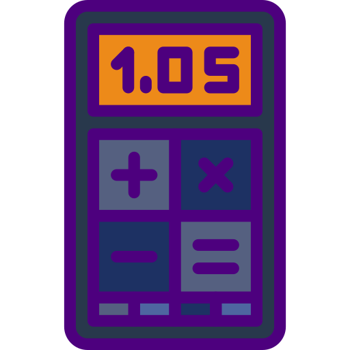 calculadora prettycons Lineal Color icono