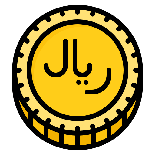 Oman rial Generic Outline Color icon