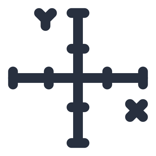 デカルト座標 Generic Basic Outline icon