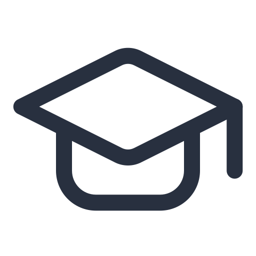 czapka dyplomowa Generic Basic Outline ikona