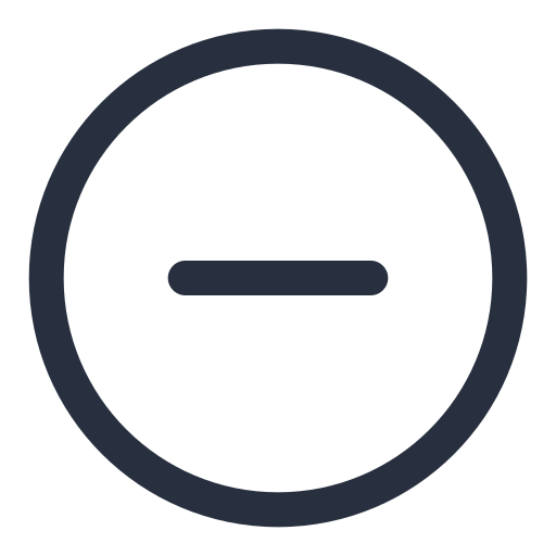 마이너스 Generic Basic Outline icon