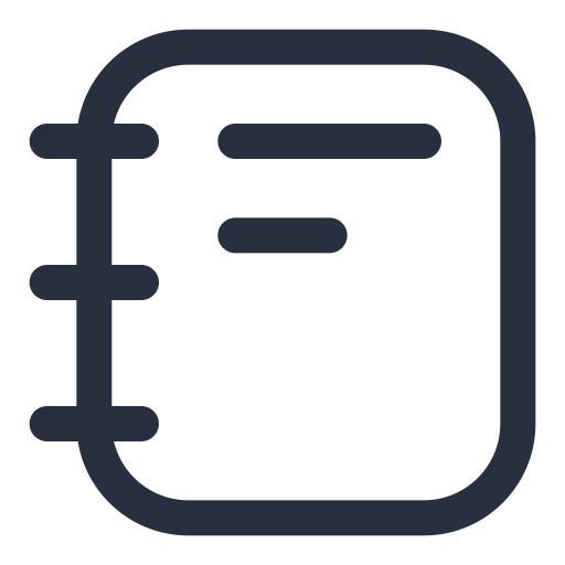 Notebook Generic Basic Outline icon