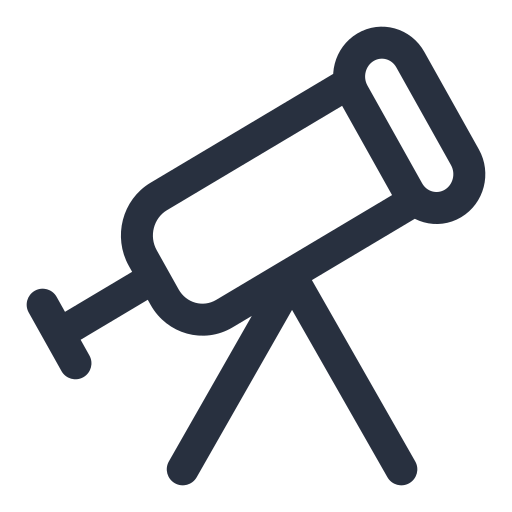 망원경 Generic Basic Outline icon