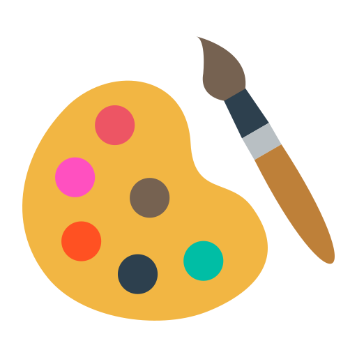 Color palette Generic Flat icon