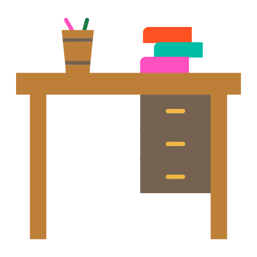 Desk Generic Flat icon