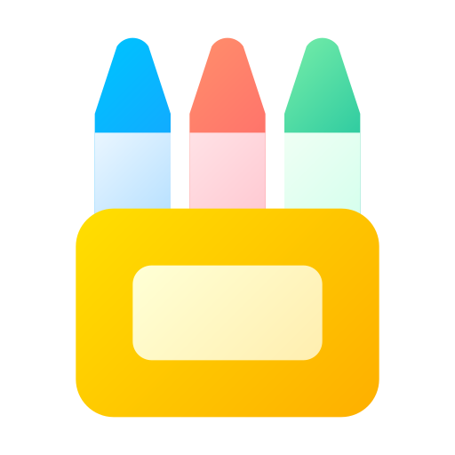 Crayon Generic Flat Gradient icon