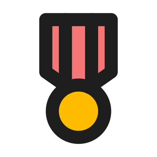 medaille Generic Outline Color icon