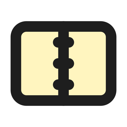 Notebook Generic Outline Color icon