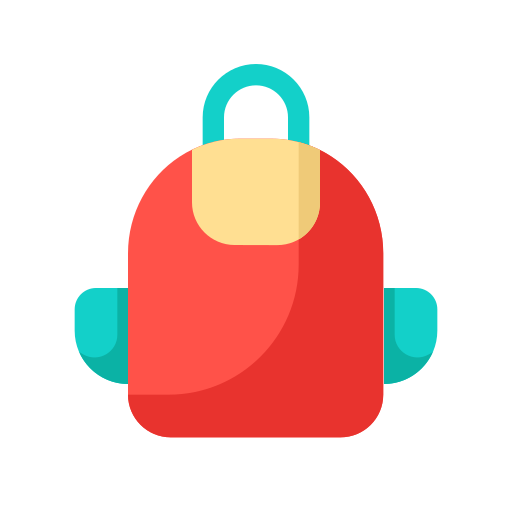 bolsa para la escuela Generic Flat icono