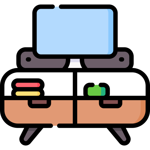 텔레비전 테이블 Special Lineal color icon