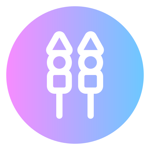 꼬치구이 Generic Flat Gradient icon