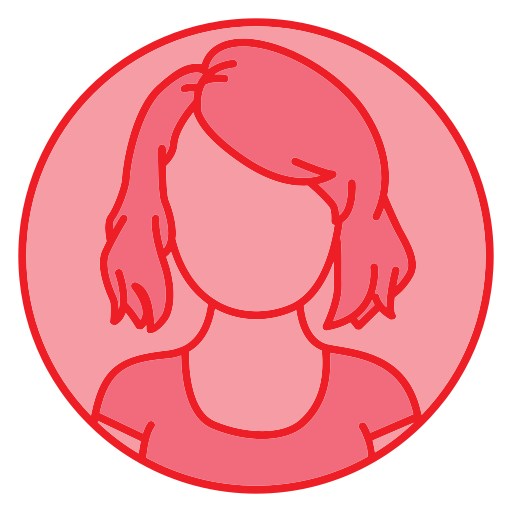 mujer Generic Outline Color icono