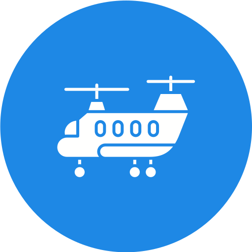helikopter van het leger Generic Mixed icoon
