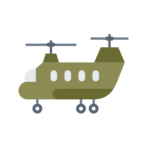 helikopter wojskowy Generic Flat ikona