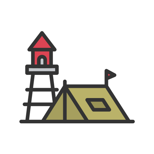 base militar Generic Outline Color icono