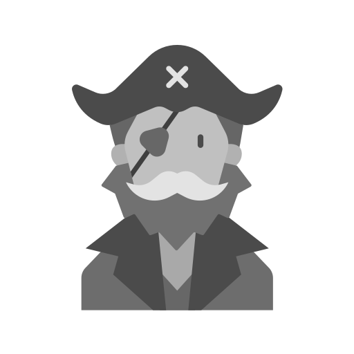pirat Generic Grey ikona