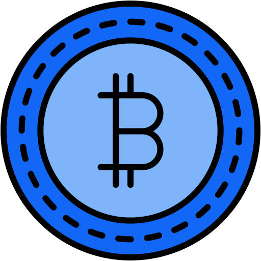 bitcoin Generic Outline Color icono