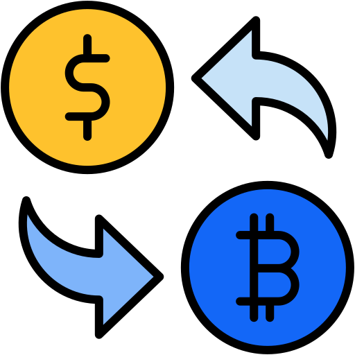 Exchange Generic Outline Color icon