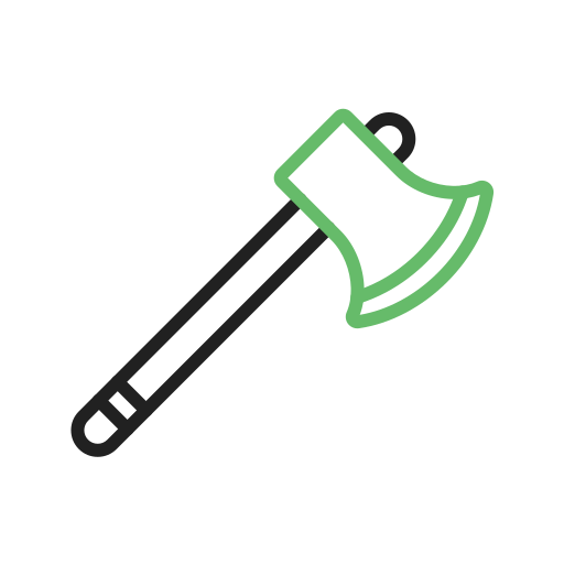 Axe Generic Outline Color icon