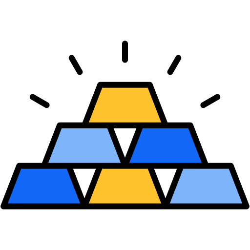 金塊 Generic Outline Color icon