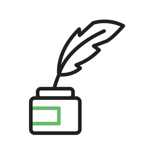 Quill Generic Outline Color icon