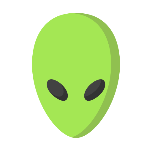 extraterrestre Generic Flat Icône